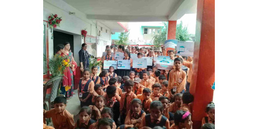 सरला श्रीवास सामाजिक संस्थान द्वारा भगवानपुर में चलाया गया जल संचयन अभियान